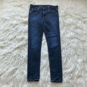 AG farrah skinny high rise‎ skinny crop jeans